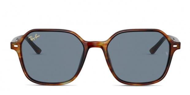 Ray-Ban RB2194 John Tortoise, Yellow Prescription Sunglasses - 50