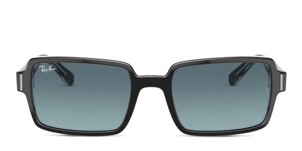 Ray-Ban RB2189 Benji Shiny Black/Clear Prescription Sunglasses