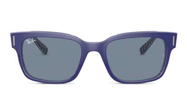 Ray-Ban RB2190 Jeffrey Blue/White Prescription Sunglasses