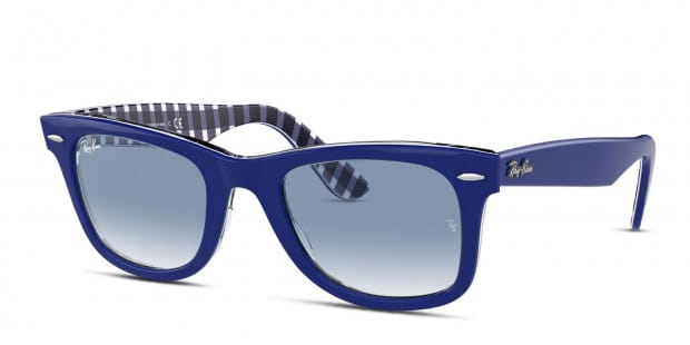 Ray-Ban RB2140 Wayfarer Blue/White Prescription Sunglasses