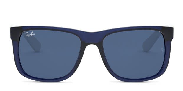 Ray-Ban 4165 Justin Blue, White Prescription Sunglasses - 50% Off