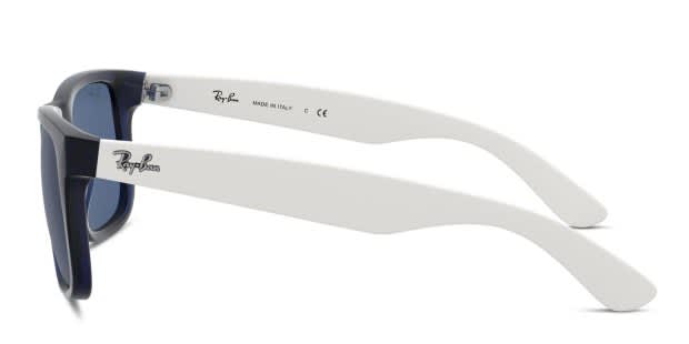 Ray-Ban 4165 Justin Blue, White Prescription Sunglasses - 50% Off
