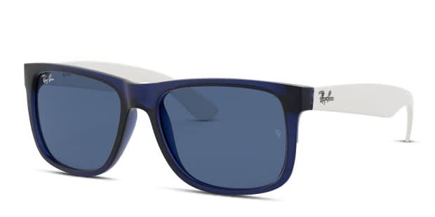 Ray-Ban 4165 Justin Blue, White Prescription Sunglasses - 50% Off