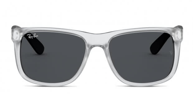 Ray-Ban RB4165 Justin Clear/Black Prescription Sunglasses