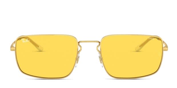 Ray-Ban RB3669 Gold, Yellow Prescription Sunglasses - 50% Off Lenses
