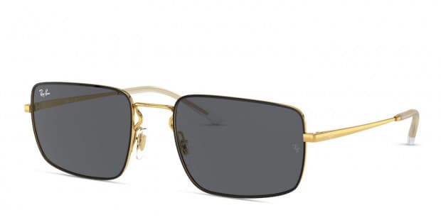 注目のブランド Ray-Ban RB3669 Black/Gold Prescription Sunglasses 小物