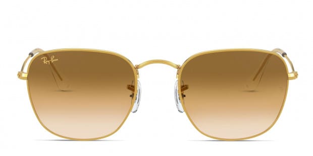 Ray-Ban square sunglasses in gold/brown