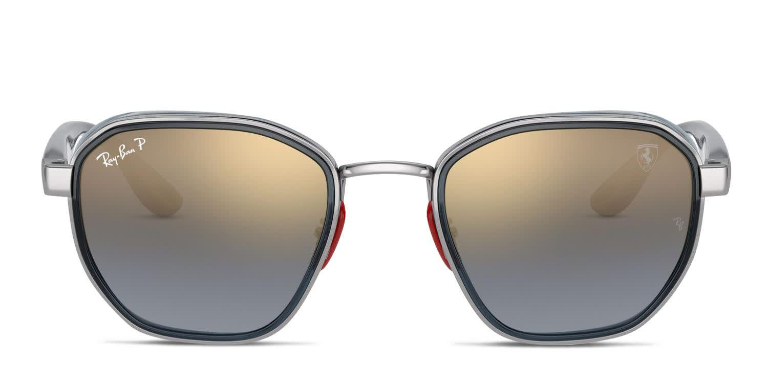 Ray-Ban RB3674M Scuderia Ferrari Gunmetal/Blue/Red glasses - Gunmetal / Blue / Red - Frontal View