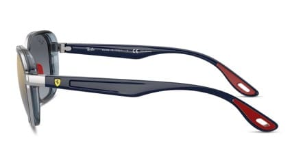 Ray-Ban RB3674M Scuderia Ferrari Gunmetal/Blue/Red glasses - Gunmetal / Blue / Red - Side View