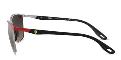 Ray-Ban RB3673M Scuderia Ferrari Red, Silver, Black glasses - Red / Silver / Black - Side View