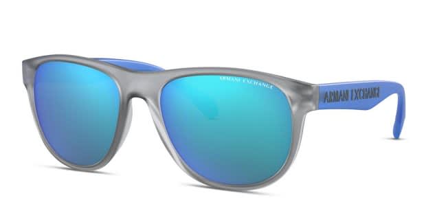 Armani Exchange AX4096S Gray/Blue Prescription Sunglasses