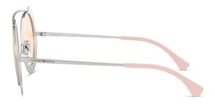 Emporio Armani EA2104 Pink, Silver glasses - Pink / Silver - Side View