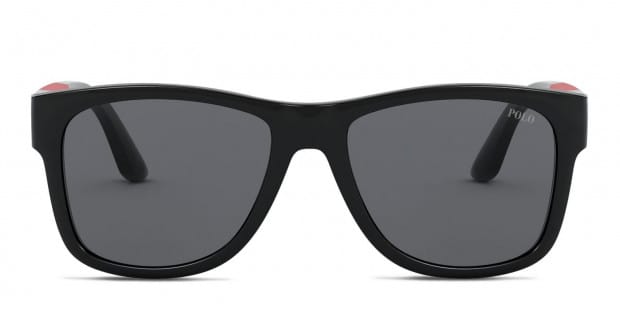 Polo Ralph Lauren PH4162 Shiny Black, Red Prescription Sunglasses