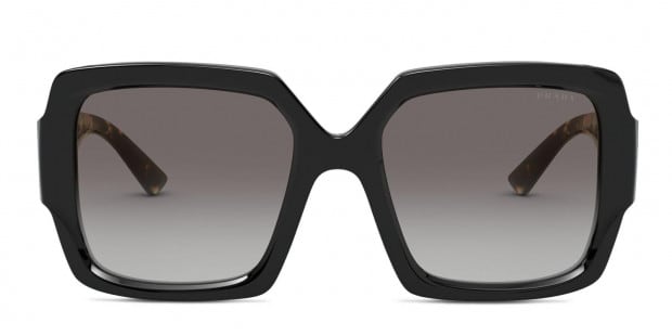 Prada PR 21XS Black, Tortoise Prescription Sunglasses - 50% Off Lenses