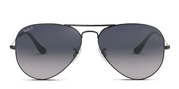 g*n様 RayBan Aviator Large l 偏光 rb302 Ray-Ban RB3025 Gunmetal, Blue Prescription Sunglasses - 50% Off Lenses