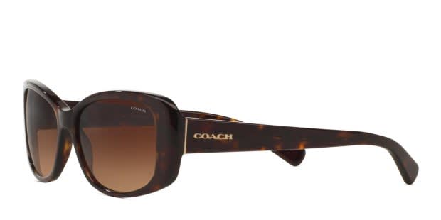 Coach HC8168 Brown, Tortoise Prescription Sunglasses - 50% Off Lenses
