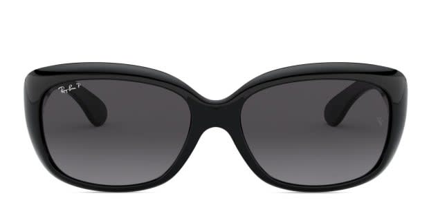 Ray-Ban 4101 Jackie Ohh Shiny Black Prescription Sunglasses - 50
