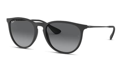 Ray-Ban 4171 Erika Black, Gray glasses - Black / Gray - Angle View