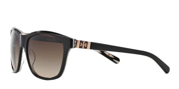Tory Burch TY7031 Black/White/Brown Prescription Sunglasses display picture 3