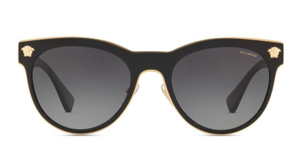 Versace Black Women\'s Sunglasses with Gold Medusa Accent Medusa  main image 3