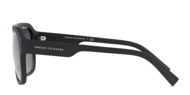 Armani Exchange AX4074S Black Prescription Sunglasses - 50% Off Lenses