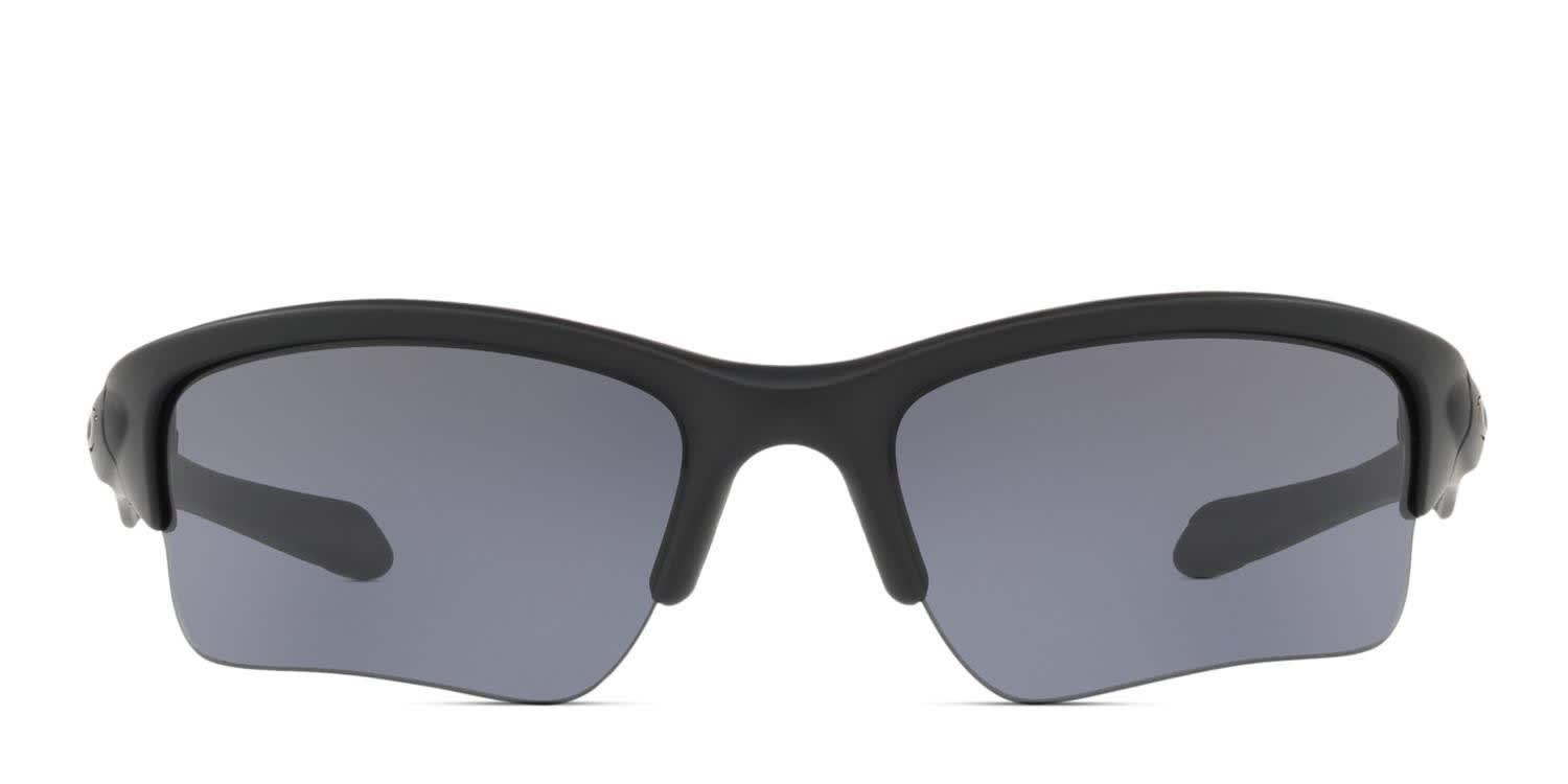 Oakley OO9200 Quarter Jacket Black/Gray (Non-Rx-able) glasses - Black / Gray - Frontal View