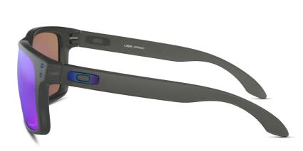Oakley OO9417 Holbrook XL Prizm Gray, Blue glasses - Gray / Blue - Side View