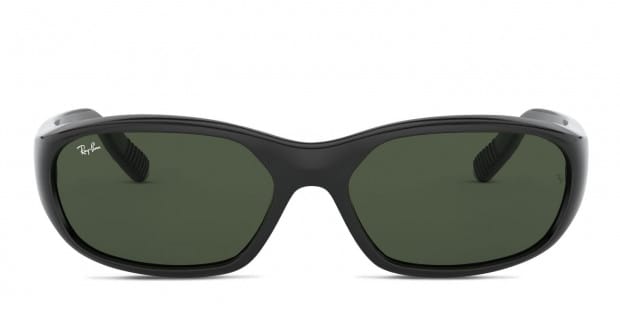 infrastructuur Verkleuren Kamer Ray-Ban 2016 Daddy-O Shiny Black/Green Sunglasses