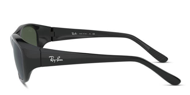 Ray-Ban 2016 Daddy-O Shiny Black, Green Prescription Sunglasses