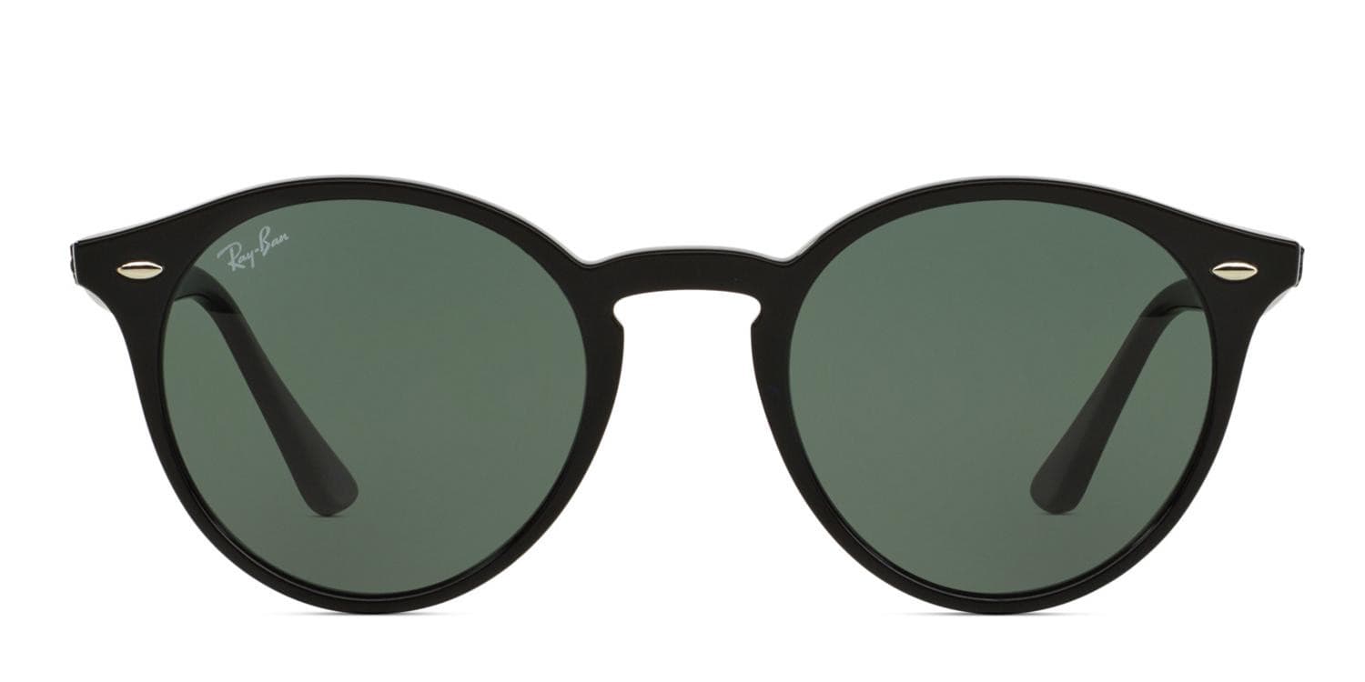 Ray-Ban RB2180 Black, Green Prescription Sunglasses - 50% Off Lenses