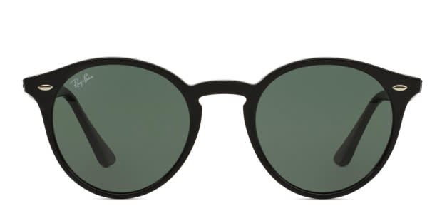 Ray-Ban RB2180 Black, Green Prescription Sunglasses - 50% Off Lenses