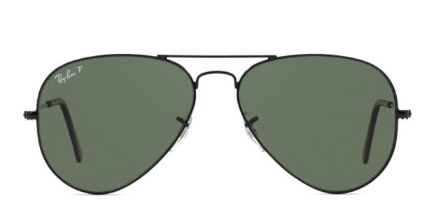 Ray-Ban RB3025 Black, Green Prescription Sunglasses - 50  display picture 1