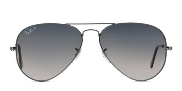 Ray-Ban RB3025 Aviator Large Metal Gunmetal, Blue, Black