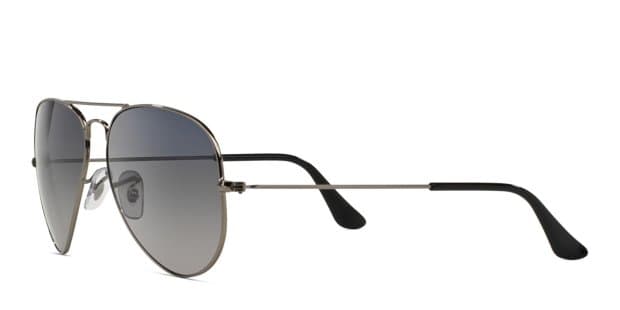 Ray-Ban RB3025 Aviator Large Metal Gunmetal, Blue, Black