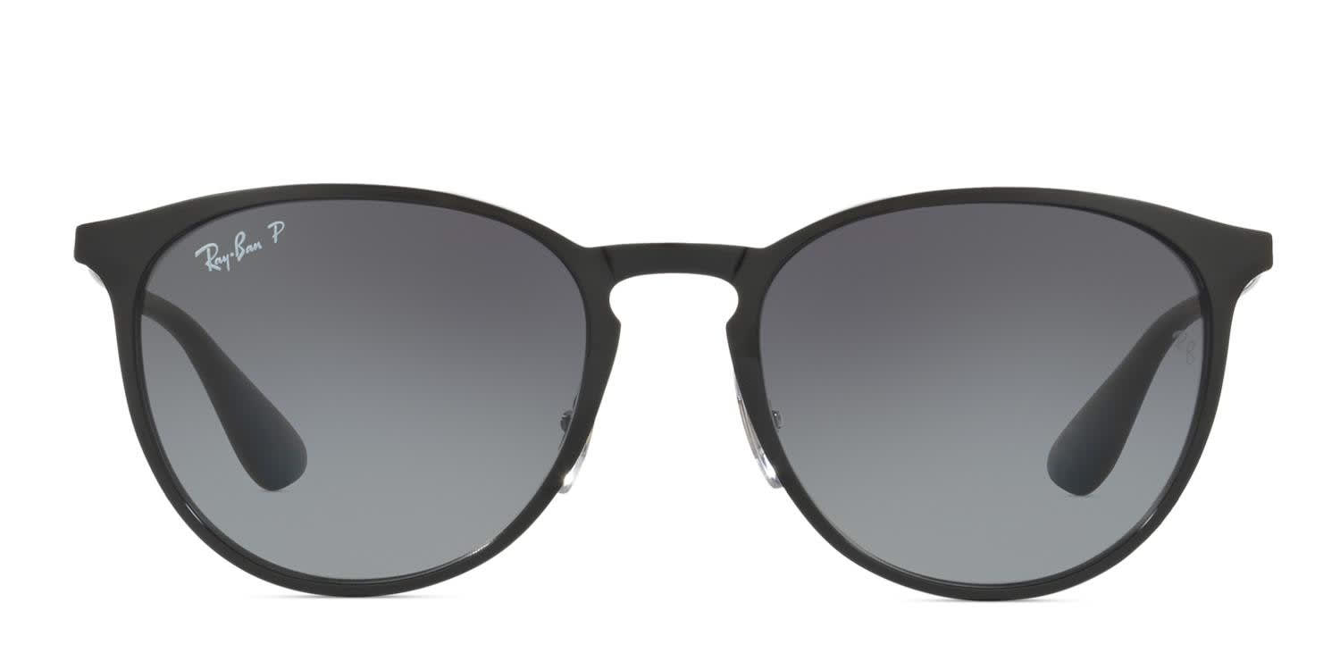 Ray-Ban RB3539 Erika Metal Shiny Black Prescription Sunglasses