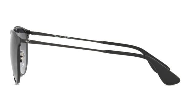 Ray-Ban RB3539 Erika Metal Shiny Black Prescription Sunglasses