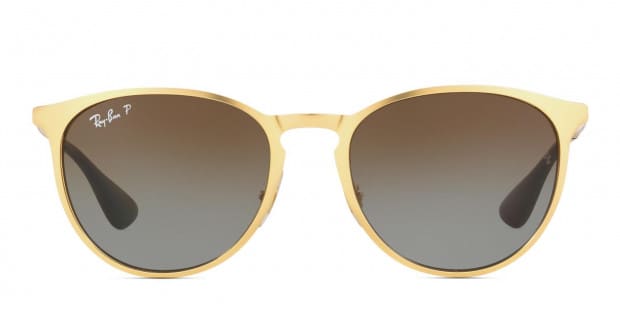 Ray Ban RB3539 Erika Metal Gold Prescription Sunglasses 50 Off Lenses