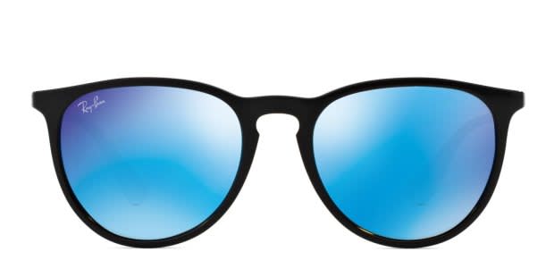 Ray-Ban 4171 Erika Black, Gunmetal, Blue Prescription Sunglasses