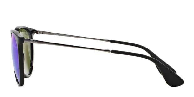 Ray-Ban 4171 Erika Black, Gunmetal, Blue Prescription Sunglasses
