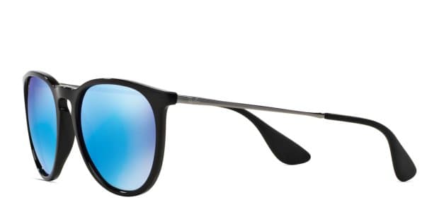 Ray-Ban 4171 Erika Black, Gunmetal, Blue Prescription Sunglasses