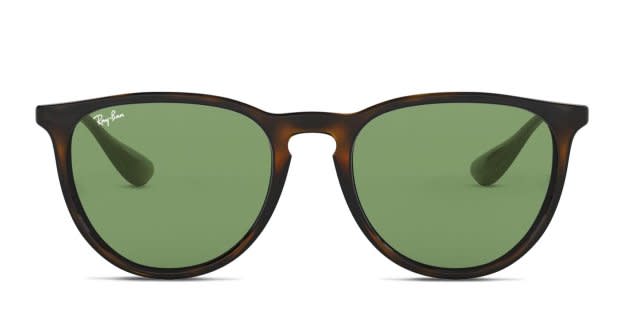 Ray-Ban RB4171 Erika Tortoise/Rose Gold/Green Prescription Sunglasses