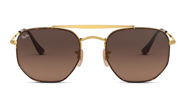 Ray-Ban 3648 The Marshal Tortoise/Gold/Brown Prescription Sunglasses