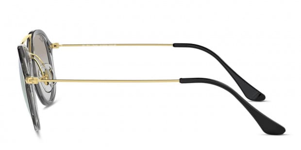 Ray Ban 4253 Black Clear Gold Prescription Sunglasses