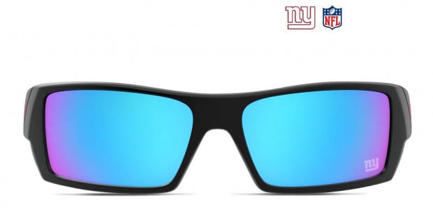 Oakley OO9014 Gascan NFL Collection Black White Blue Red Prescription Sunglasses