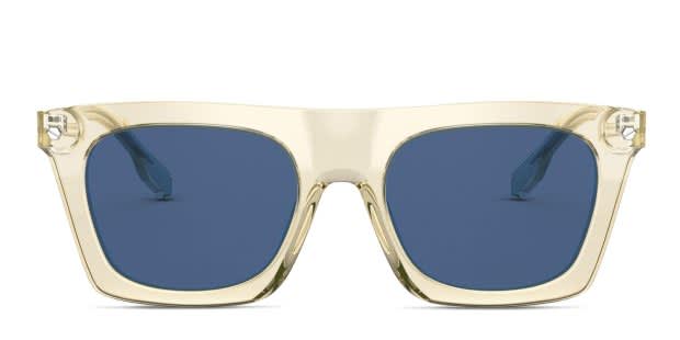 Burberry BE4318 Camron Yellow, Clear Prescription Sunglasses - 50