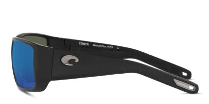Costa Del Mar 6S9078 Blackfin Pro Black, Blue glasses - Black / Blue - Side View