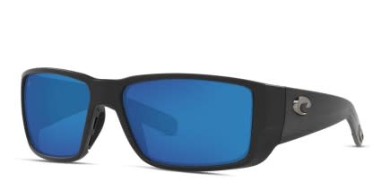 Costa Del Mar 6S9078 Blackfin Pro Black, Blue glasses - Black / Blue - Angle View