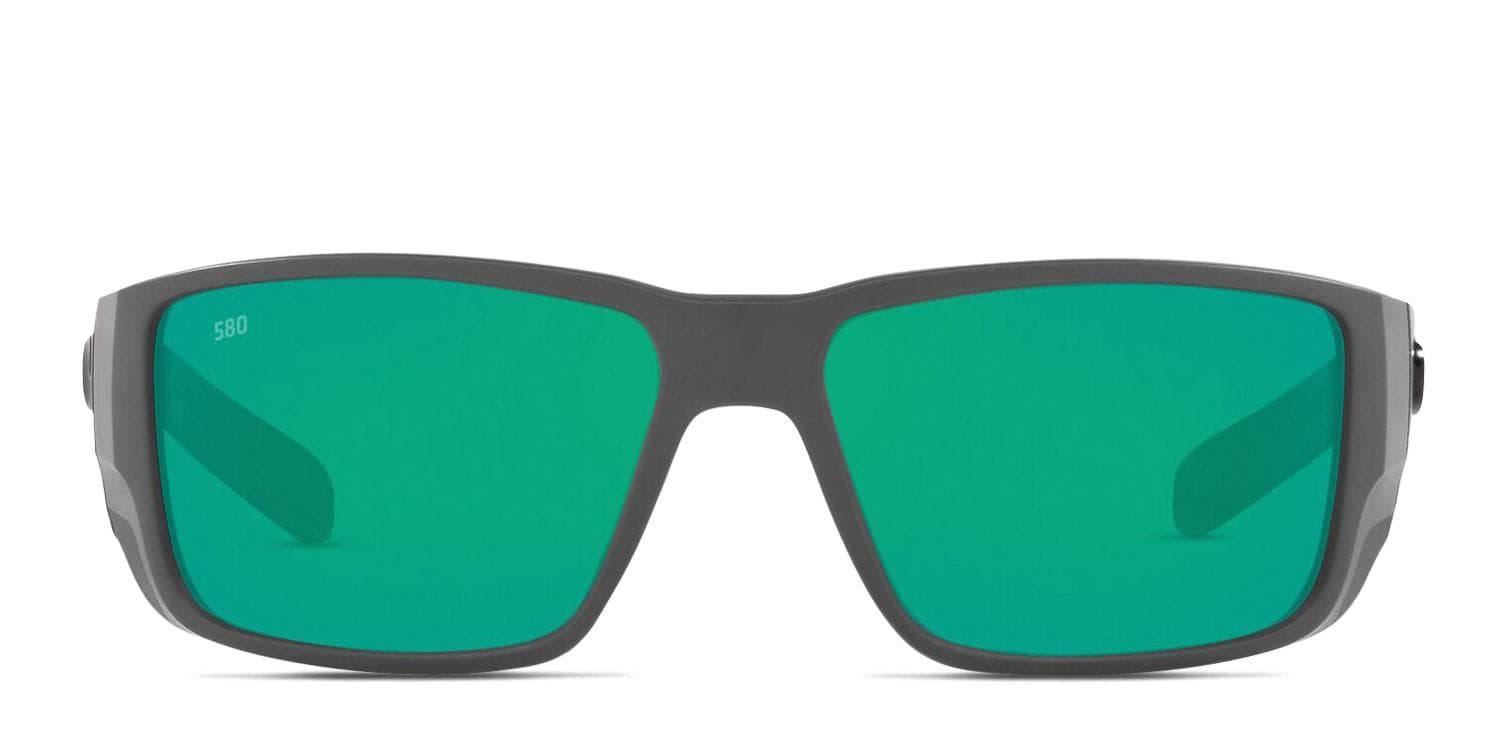 Costa Del Mar Blackfin Pro Gray, Green glasses - Gray / Green - Frontal View