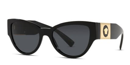Versace VE4398 Black glasses - Black - Angle View