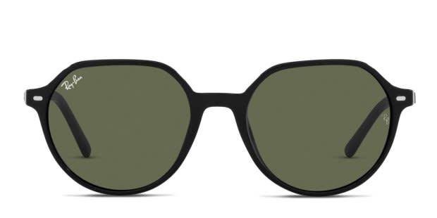 Ray-Ban RB2195 Thalia Shiny Black, Green Prescription Sunglasses